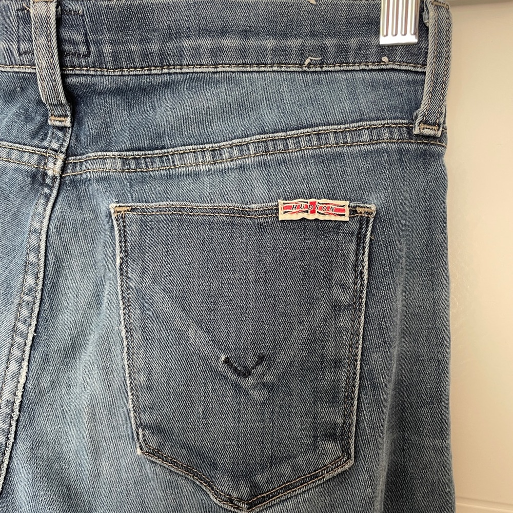 Hudson Jeans Blue Denim Skinny Low Rise Stretch Classic Wash | Size 27 - Picture 12 of 15